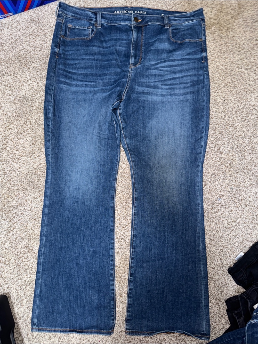 American Eagle Hi Rise Skinny Kick Jeans